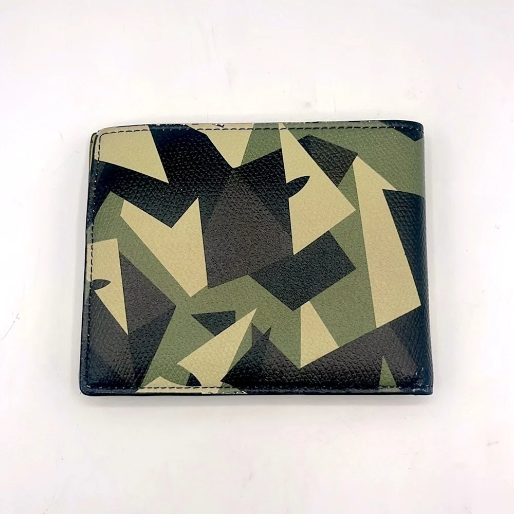 Fendi Geometric Camouflage Wallet